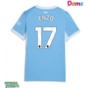 Manchester City Enzo Fernandez #17 Replika Hjemmebanetrøje Dame 2026-27 Kortærmet